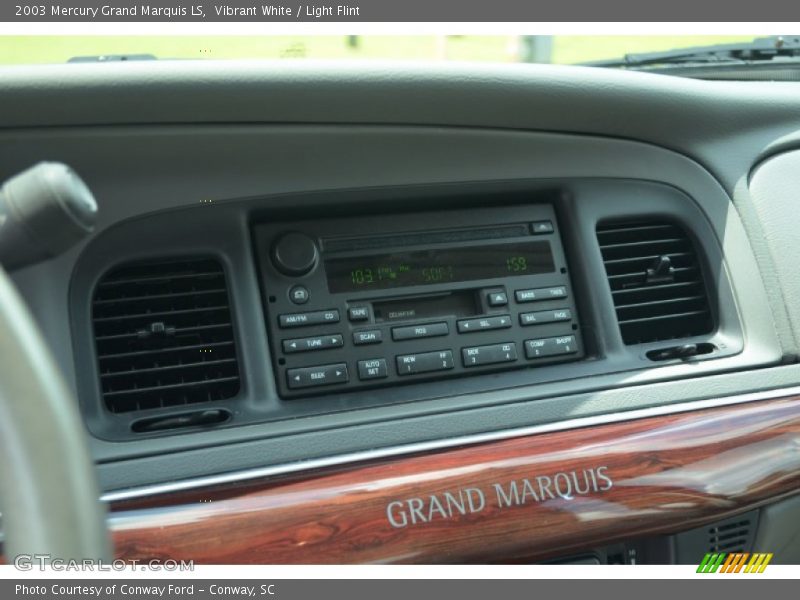 Vibrant White / Light Flint 2003 Mercury Grand Marquis LS