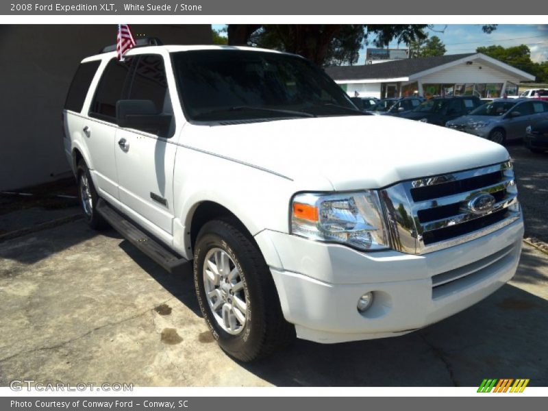 White Suede / Stone 2008 Ford Expedition XLT