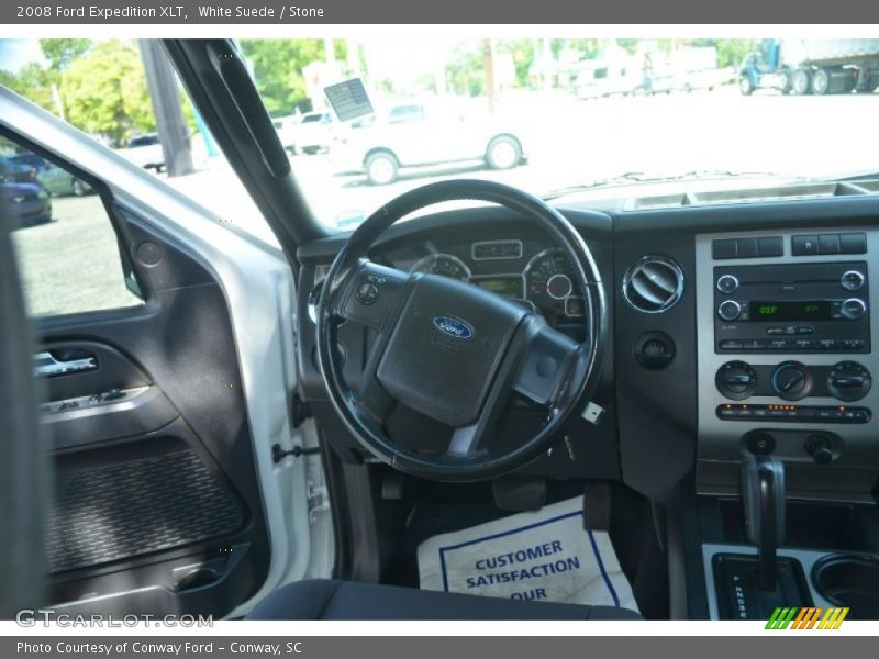 White Suede / Stone 2008 Ford Expedition XLT
