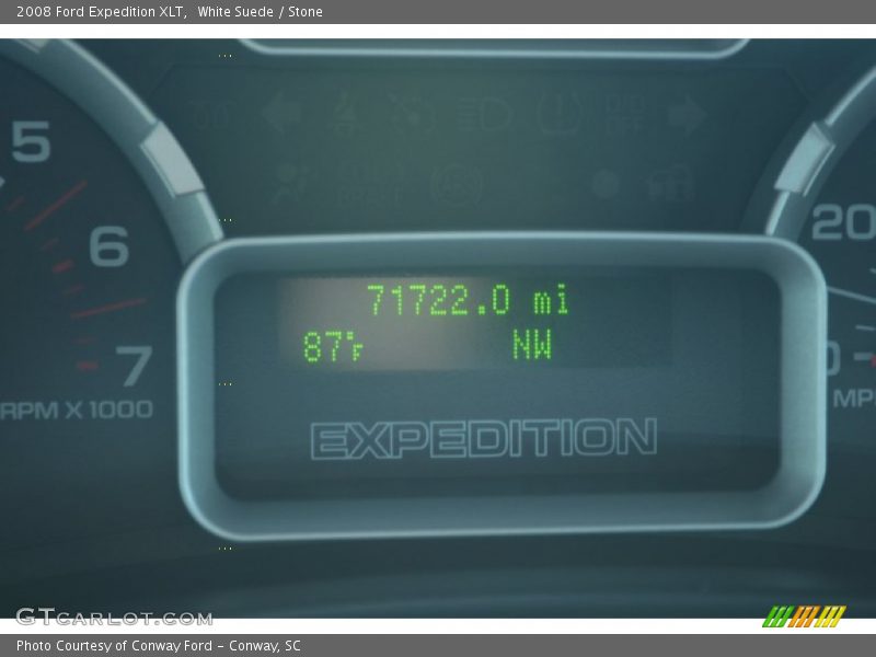 White Suede / Stone 2008 Ford Expedition XLT