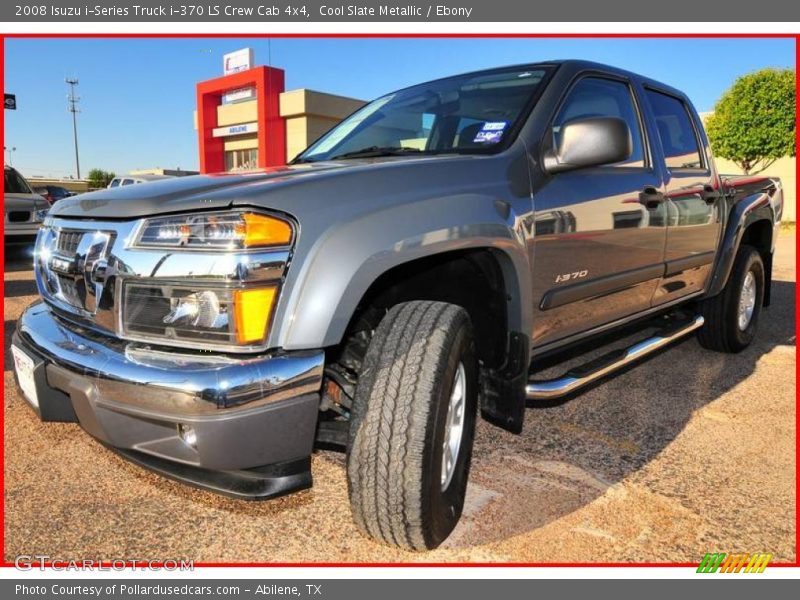 Cool Slate Metallic / Ebony 2008 Isuzu i-Series Truck i-370 LS Crew Cab 4x4