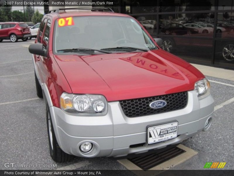 Redfire Metallic / Medium/Dark Flint 2007 Ford Escape Hybrid