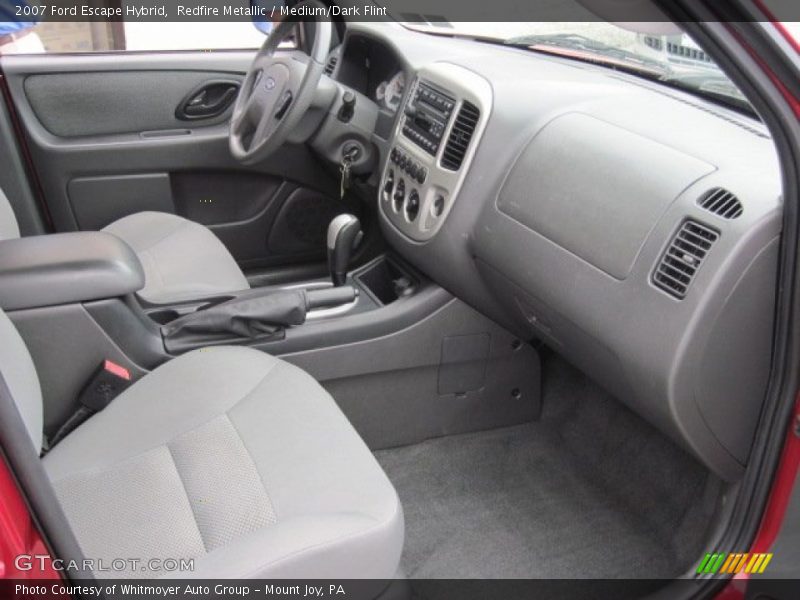 Dashboard of 2007 Escape Hybrid