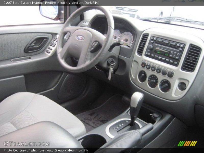 Dashboard of 2007 Escape Hybrid
