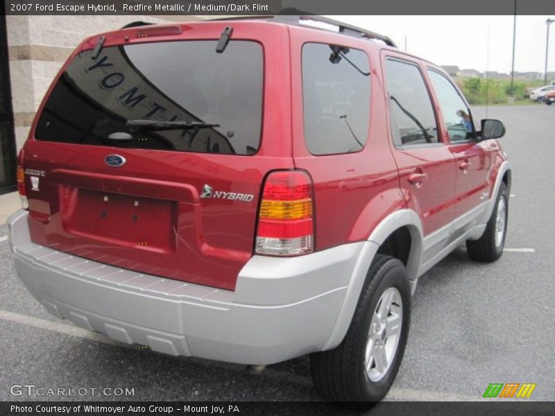 Redfire Metallic / Medium/Dark Flint 2007 Ford Escape Hybrid