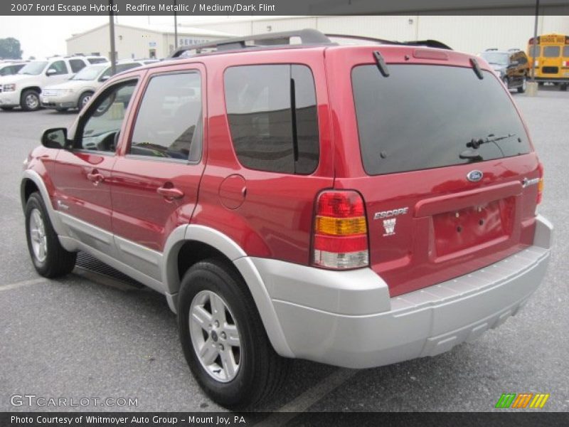 Redfire Metallic / Medium/Dark Flint 2007 Ford Escape Hybrid