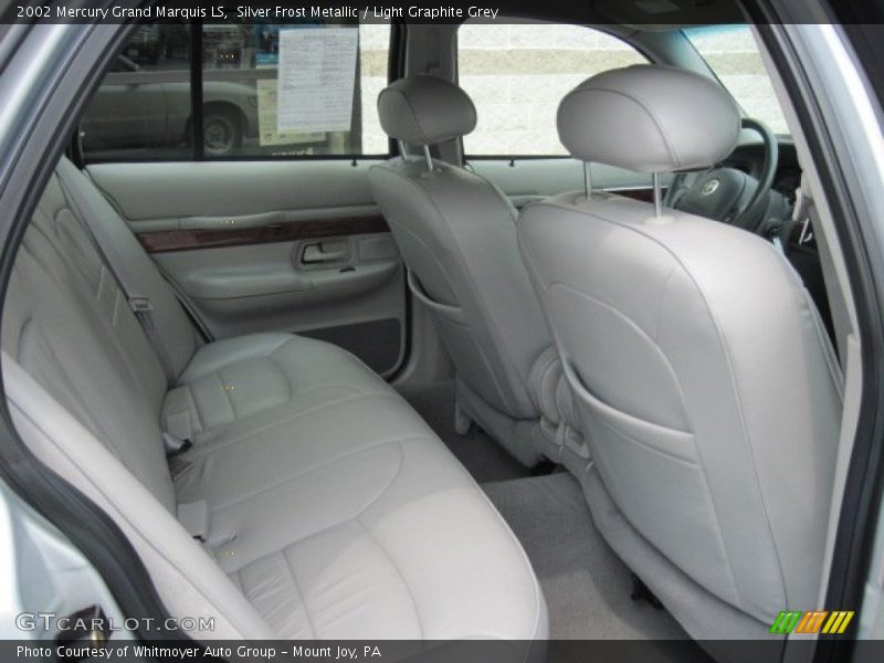 Silver Frost Metallic / Light Graphite Grey 2002 Mercury Grand Marquis LS