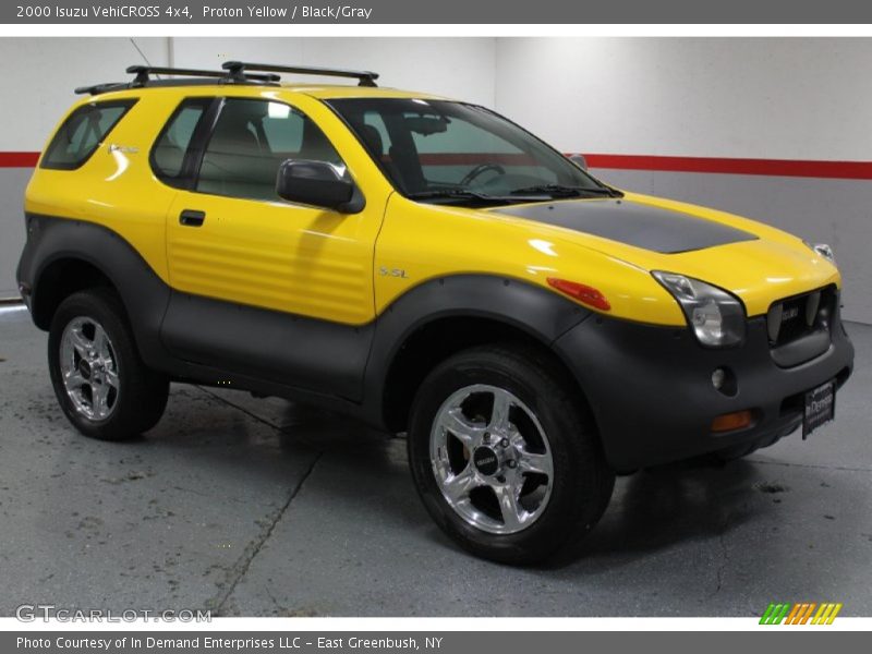 Proton Yellow / Black/Gray 2000 Isuzu VehiCROSS 4x4