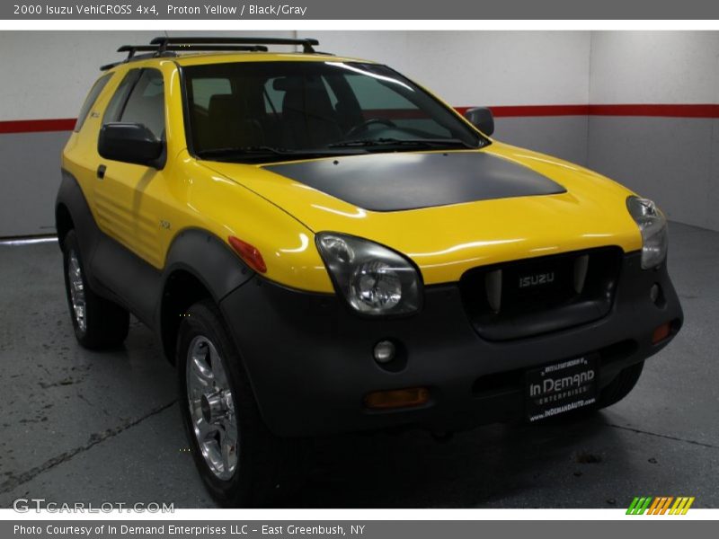 Proton Yellow / Black/Gray 2000 Isuzu VehiCROSS 4x4