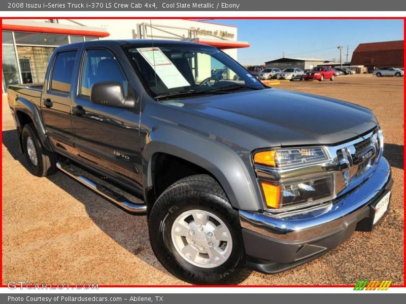 Cool Slate Metallic / Ebony 2008 Isuzu i-Series Truck i-370 LS Crew Cab 4x4