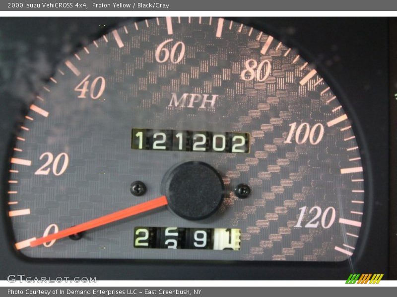 Proton Yellow / Black/Gray 2000 Isuzu VehiCROSS 4x4