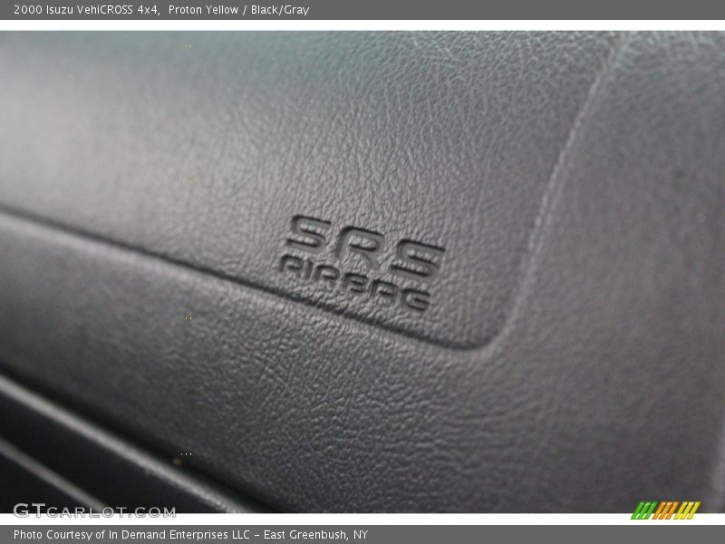 Proton Yellow / Black/Gray 2000 Isuzu VehiCROSS 4x4
