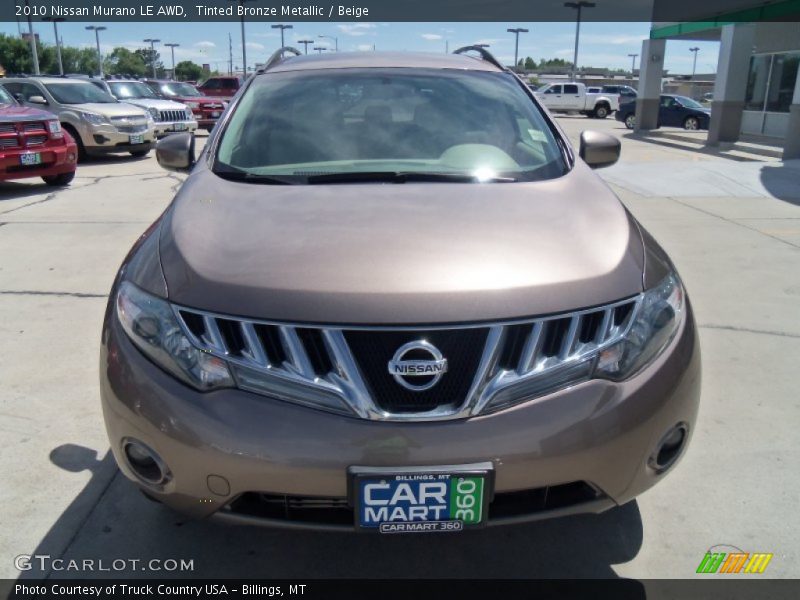 Tinted Bronze Metallic / Beige 2010 Nissan Murano LE AWD