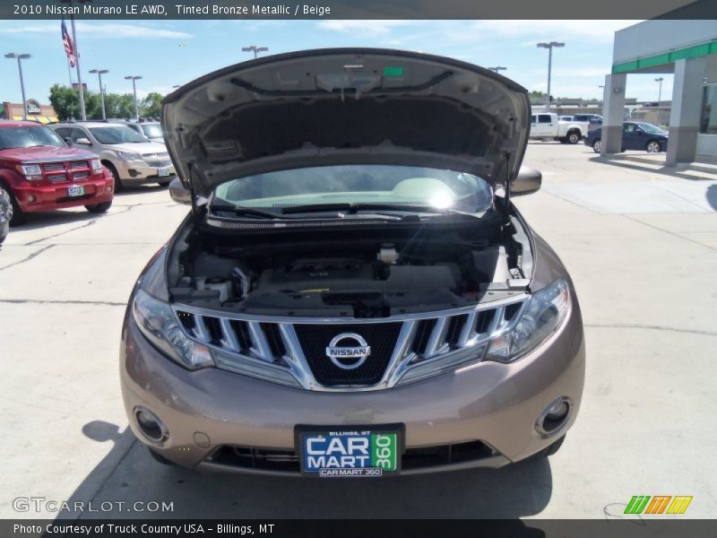 Tinted Bronze Metallic / Beige 2010 Nissan Murano LE AWD