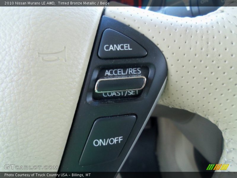 Tinted Bronze Metallic / Beige 2010 Nissan Murano LE AWD