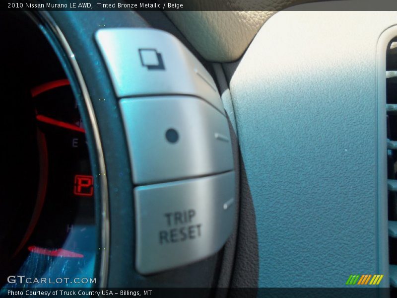 Tinted Bronze Metallic / Beige 2010 Nissan Murano LE AWD