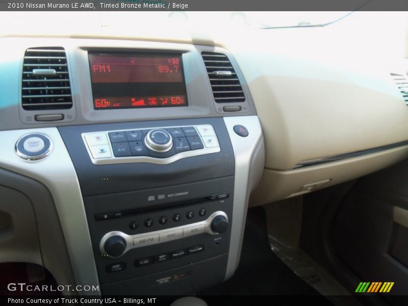 Tinted Bronze Metallic / Beige 2010 Nissan Murano LE AWD