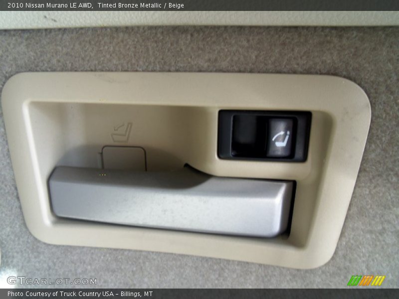 Tinted Bronze Metallic / Beige 2010 Nissan Murano LE AWD