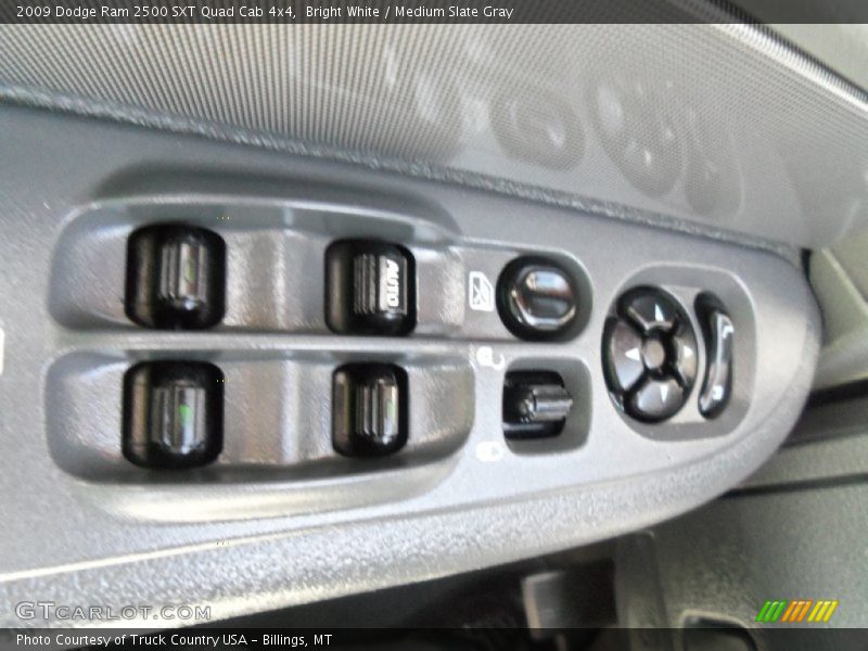 Bright White / Medium Slate Gray 2009 Dodge Ram 2500 SXT Quad Cab 4x4