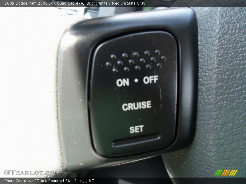 Bright White / Medium Slate Gray 2009 Dodge Ram 2500 SXT Quad Cab 4x4