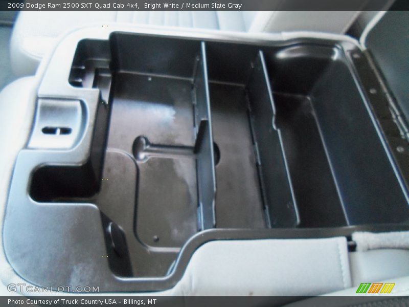 Bright White / Medium Slate Gray 2009 Dodge Ram 2500 SXT Quad Cab 4x4