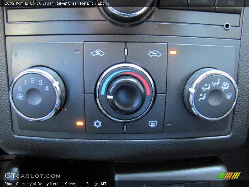 Silver Green Metallic / Ebony 2009 Pontiac G6 V6 Sedan