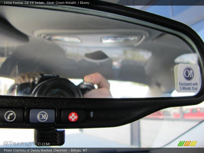 Silver Green Metallic / Ebony 2009 Pontiac G6 V6 Sedan