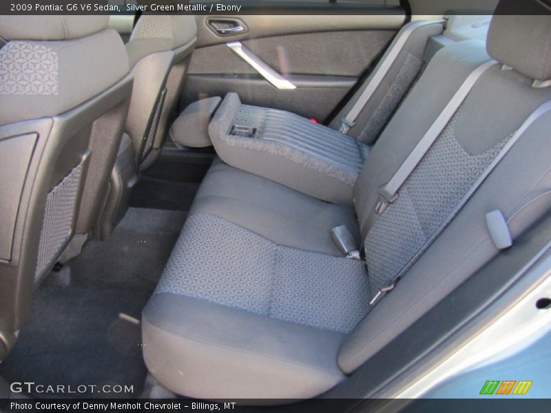 Silver Green Metallic / Ebony 2009 Pontiac G6 V6 Sedan