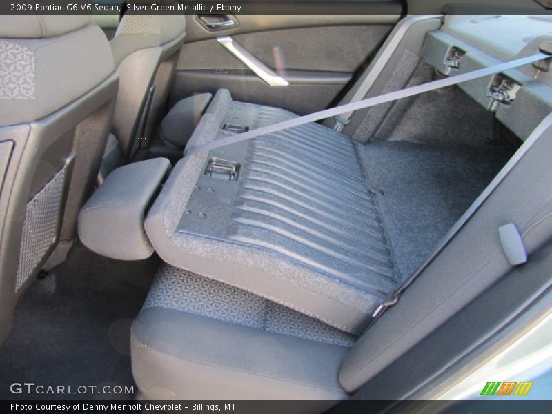 Silver Green Metallic / Ebony 2009 Pontiac G6 V6 Sedan