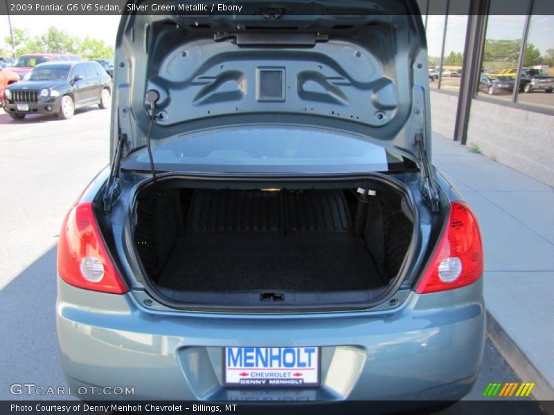 Silver Green Metallic / Ebony 2009 Pontiac G6 V6 Sedan