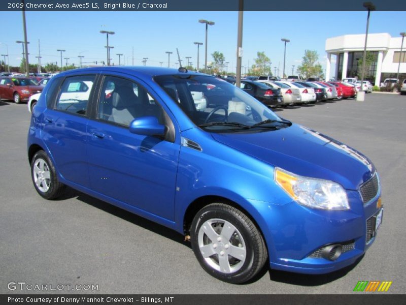Bright Blue / Charcoal 2009 Chevrolet Aveo Aveo5 LS