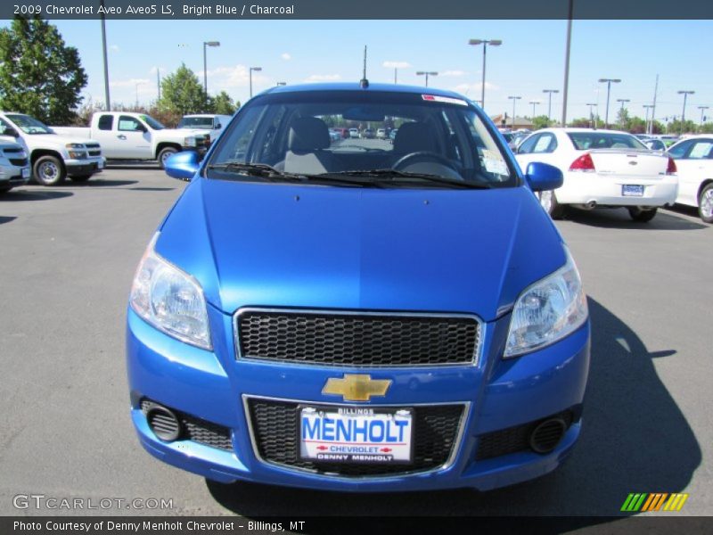 Bright Blue / Charcoal 2009 Chevrolet Aveo Aveo5 LS