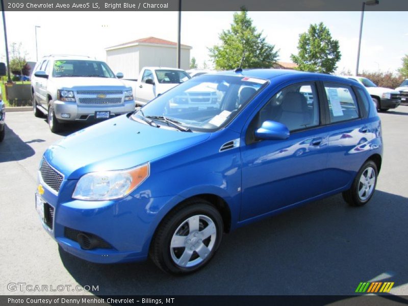 Bright Blue / Charcoal 2009 Chevrolet Aveo Aveo5 LS