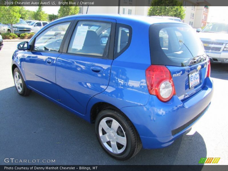 Bright Blue / Charcoal 2009 Chevrolet Aveo Aveo5 LS