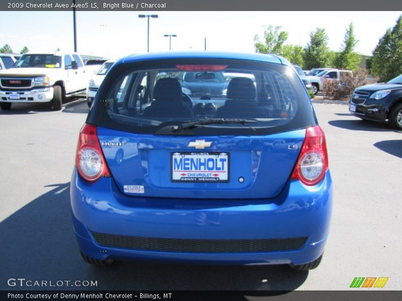 Bright Blue / Charcoal 2009 Chevrolet Aveo Aveo5 LS