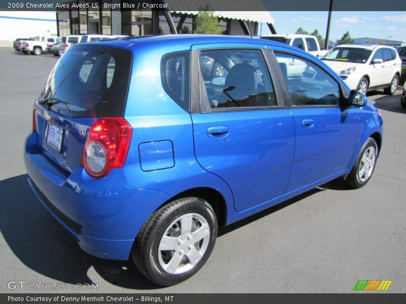 Bright Blue / Charcoal 2009 Chevrolet Aveo Aveo5 LS