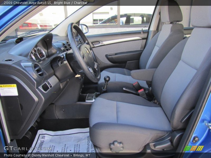 Bright Blue / Charcoal 2009 Chevrolet Aveo Aveo5 LS