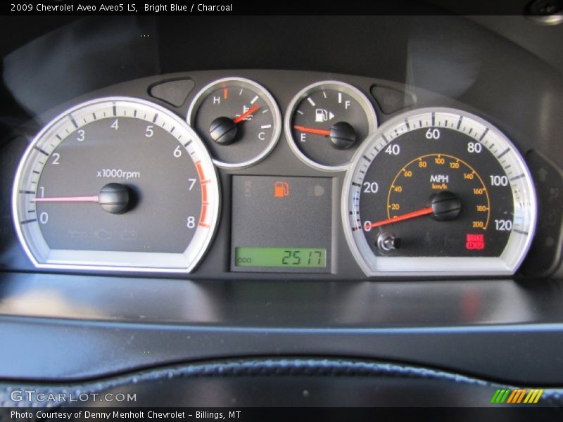 Bright Blue / Charcoal 2009 Chevrolet Aveo Aveo5 LS