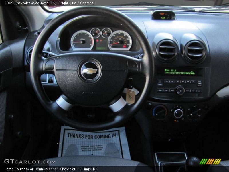 Bright Blue / Charcoal 2009 Chevrolet Aveo Aveo5 LS