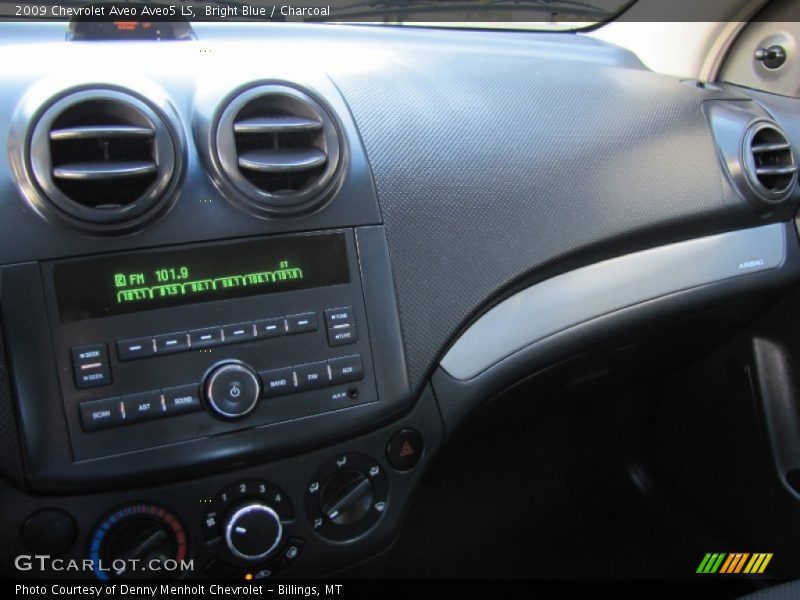 Bright Blue / Charcoal 2009 Chevrolet Aveo Aveo5 LS
