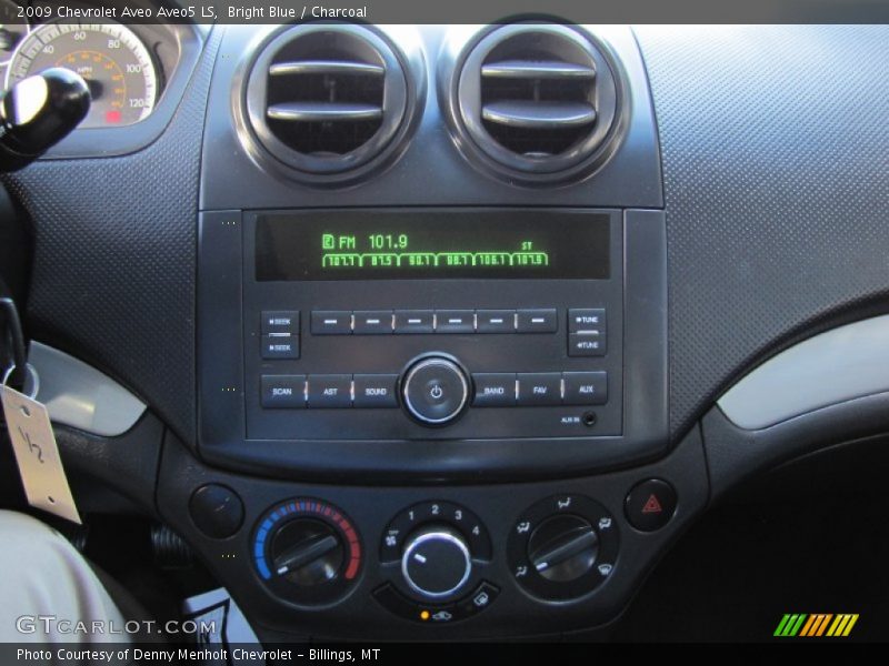 Bright Blue / Charcoal 2009 Chevrolet Aveo Aveo5 LS