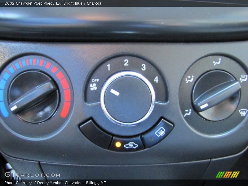 Bright Blue / Charcoal 2009 Chevrolet Aveo Aveo5 LS