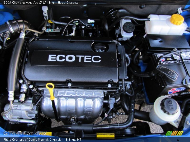 Bright Blue / Charcoal 2009 Chevrolet Aveo Aveo5 LS
