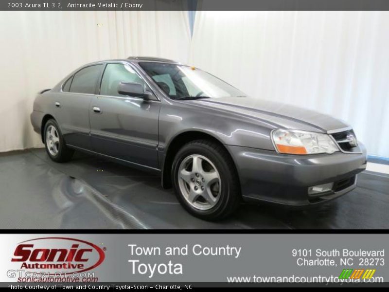 Anthracite Metallic / Ebony 2003 Acura TL 3.2