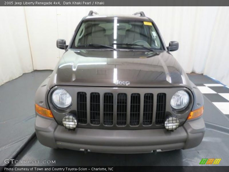 Dark Khaki Pearl / Khaki 2005 Jeep Liberty Renegade 4x4