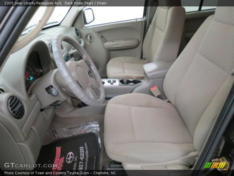 Dark Khaki Pearl / Khaki 2005 Jeep Liberty Renegade 4x4
