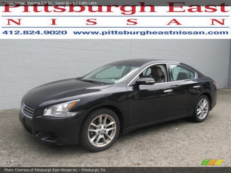 Super Black / Caffe Latte 2009 Nissan Maxima 3.5 SV