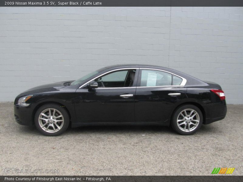 Super Black / Caffe Latte 2009 Nissan Maxima 3.5 SV