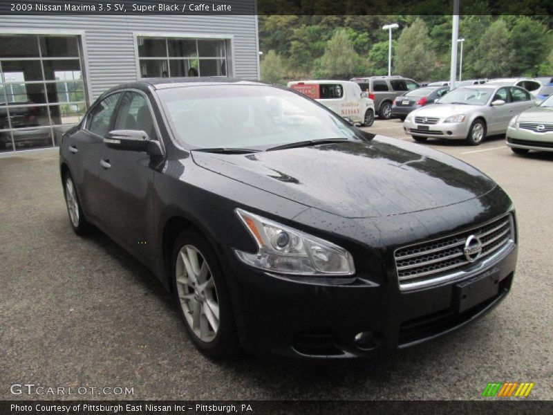 Super Black / Caffe Latte 2009 Nissan Maxima 3.5 SV