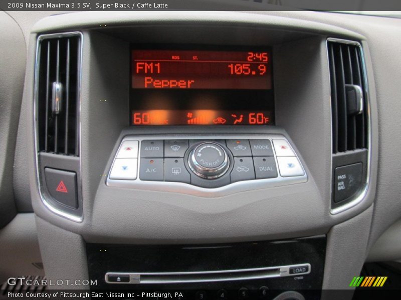 Super Black / Caffe Latte 2009 Nissan Maxima 3.5 SV